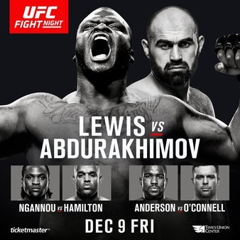 UFC Fight Night Albany Poster