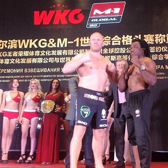 M-1 Challenge 80 weights, pictures & video from China 19 WI Kharitonov vs Sokoudjou 1