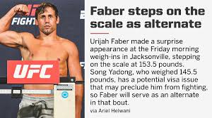 Urijah Faber Makes Surprise Apperance