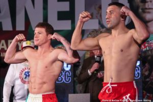 CANELO VS. YILDIRIM FULL WEIGH IN