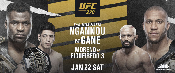 UFC 270 is Set