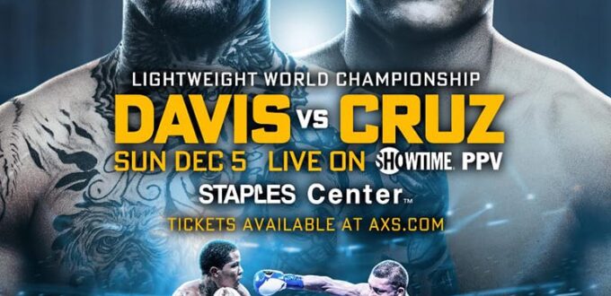 Davis vs. Cruz Weigh-in