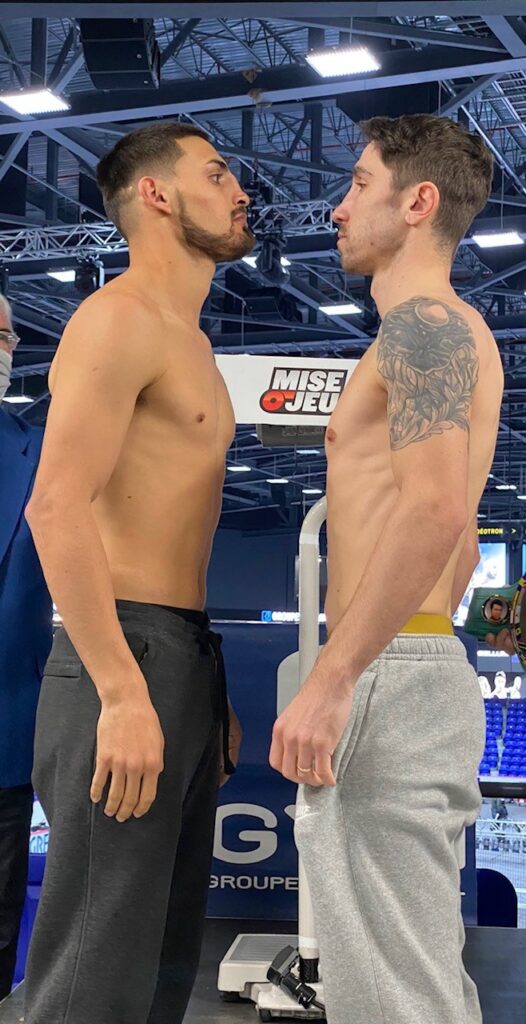 Arlos Ocampo Manríquez vs. Mikael Zewski Boxing Weights From Canada 14 WI