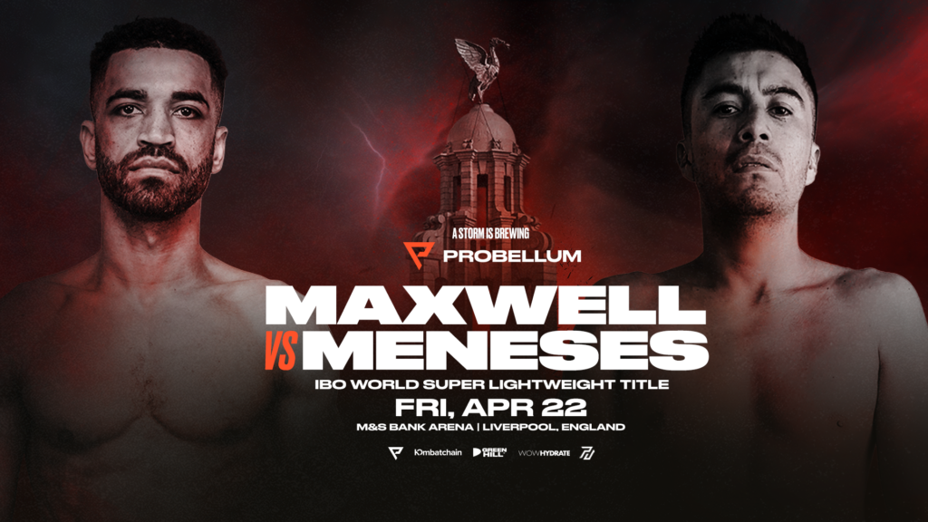 SAM MAXWELL LANDS IBO WORLD TITLE SHOT AGAINST ALEJANDRO MENESES AT PROBELLUM LIVERPOOL EVENT 24 3922ecbd e1b1 cee5 344a 2d476256bb30