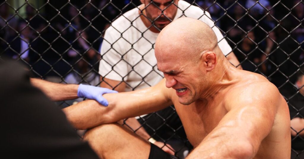 Junior Dos Santos Dislocated Shoulder