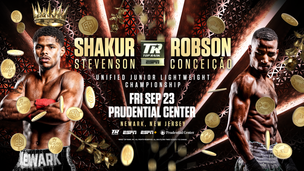 Shakur Stevenson Will Face Robson Conceicao in Newark