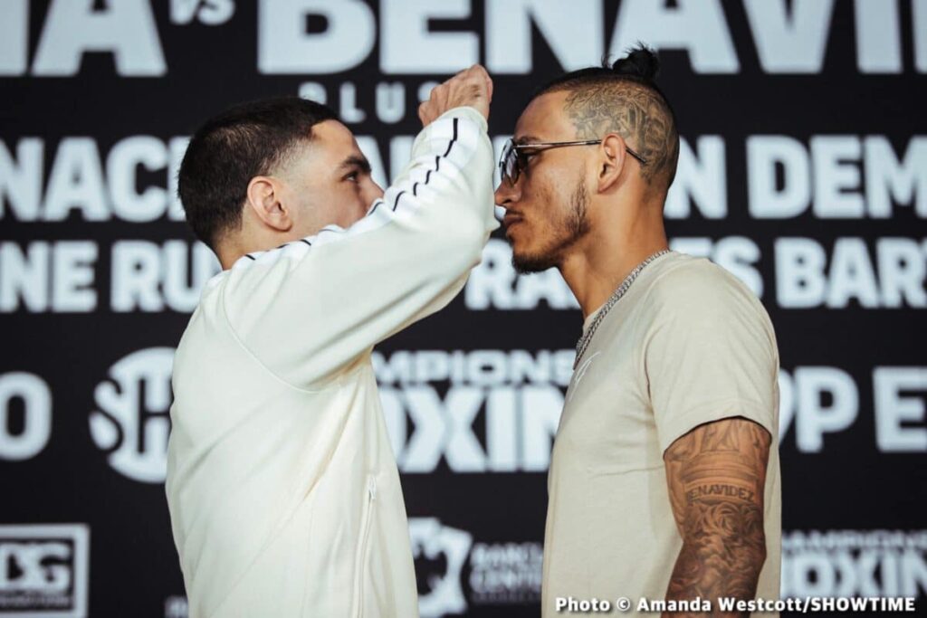 Showtime Garcia Benavidez NY Press