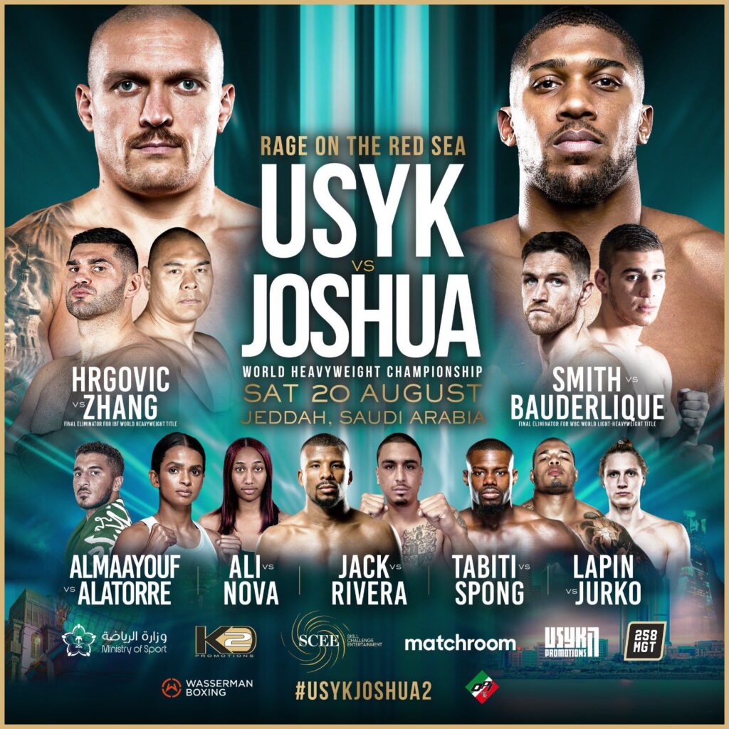 Usyk vs. Joshua Undercard