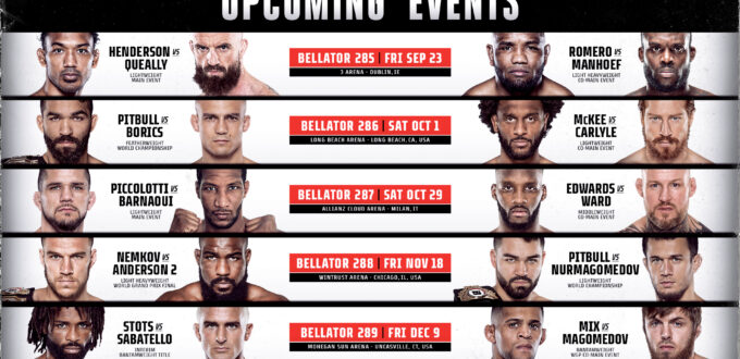 Bellator Schedule