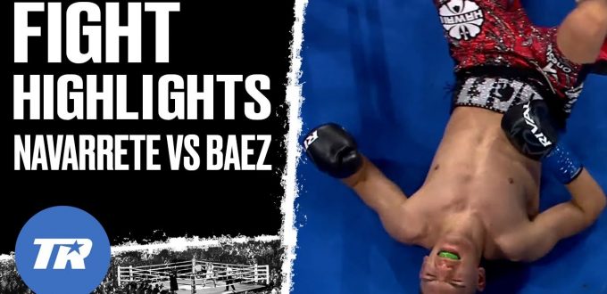Navarrete vs. Baez Highlights