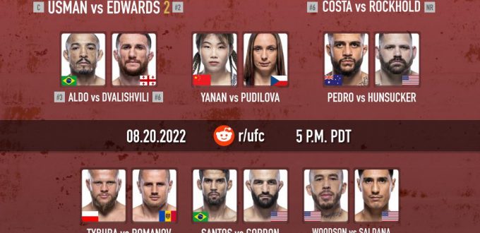 Order UFC 278