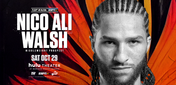 Nico Ali Walsh Returns to MSG