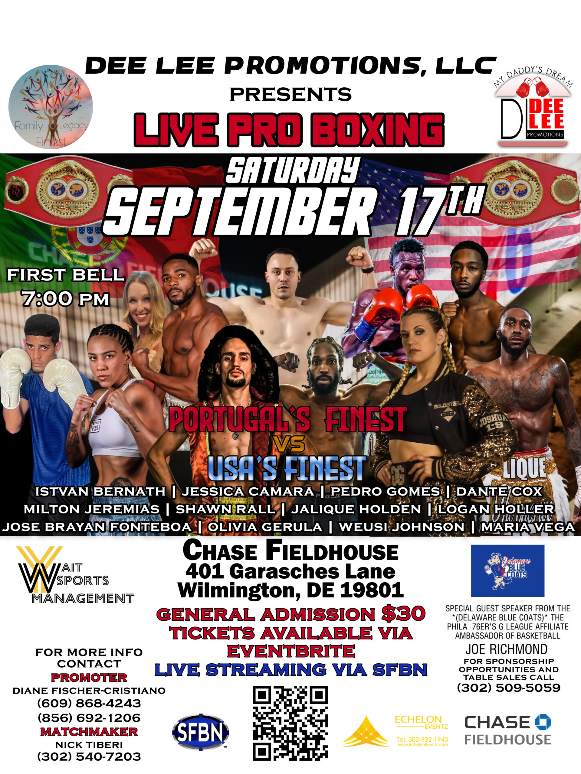 Dee Lee Promotions, LLC Event Takes Place in Wilmington, DE on September 17th