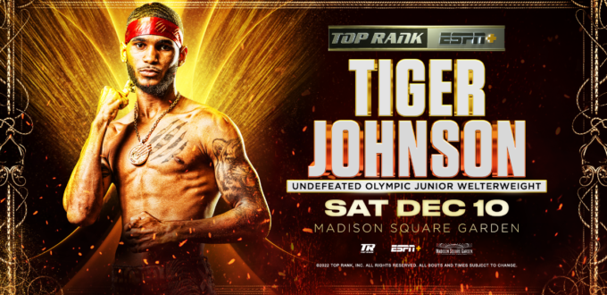 Tiger Johnson Olympic Boxer