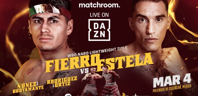 Angel Fierro Will Face Eduardo Estela in Culiacan, Mexico on DAZN