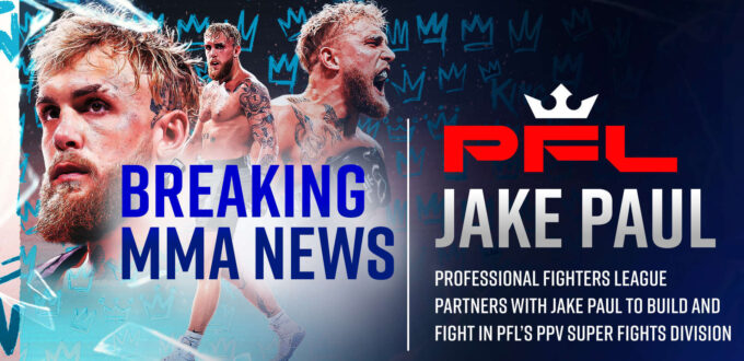 Boxer Jake Paul Joins PFL & Calls Out Nate Diaz