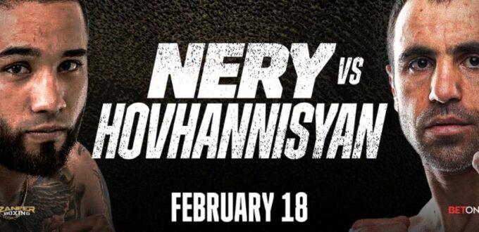 Luis Nery vs. Azat Hovhannisyan Set for DAZN