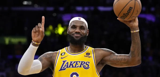 Lebron James Breaks the NBA Scoring record