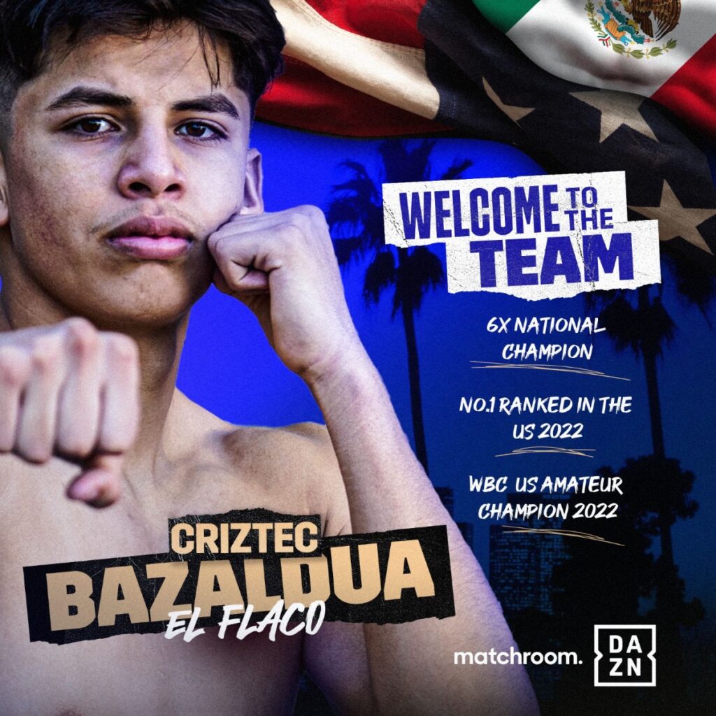 Criztec Bazaldua Signs With Matchroom