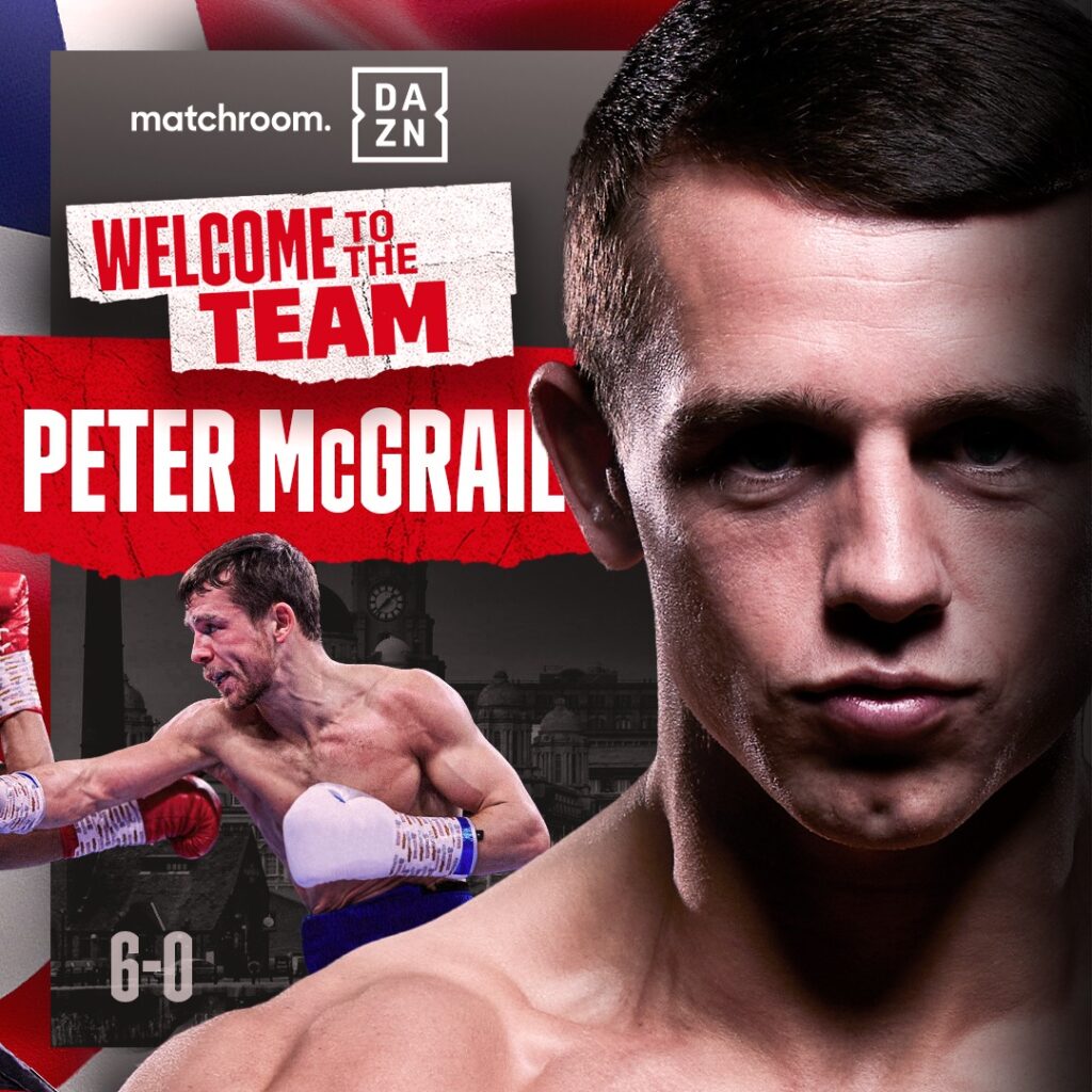 Peter McGrail Joins Matchroom