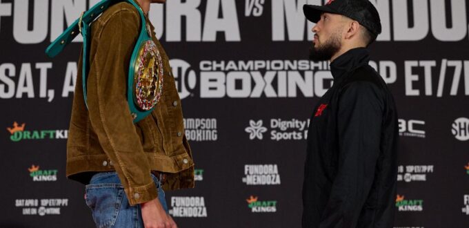 Sebastian Fundora and Brian Mendoza Press Conference & Weigh-in Video