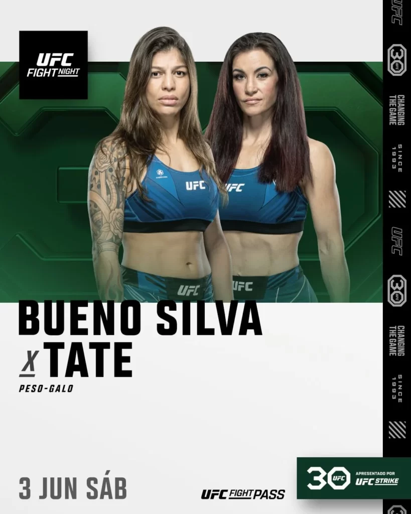 Bueno Silva vs. Tate is Official