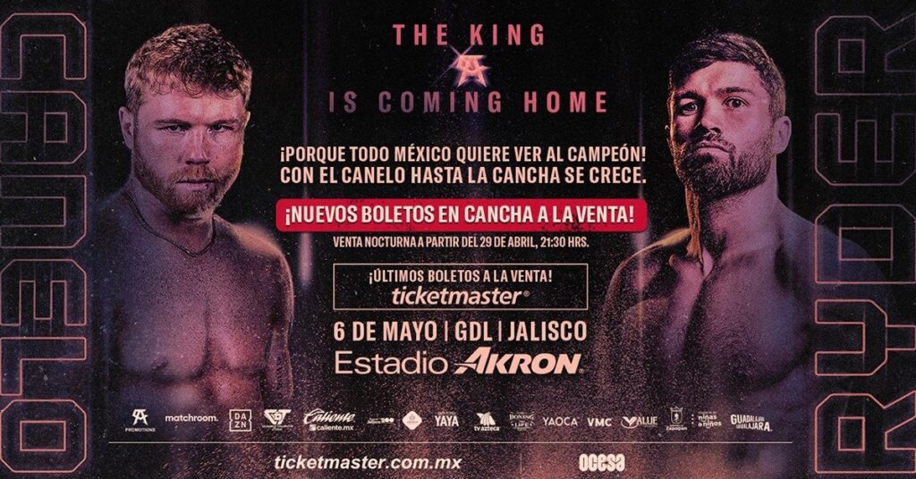 Canelo vs Ryder Weigh in Video