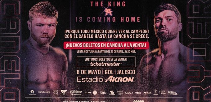 Canelo vs Ryder Weigh-in Video, Presser & Betting Odds