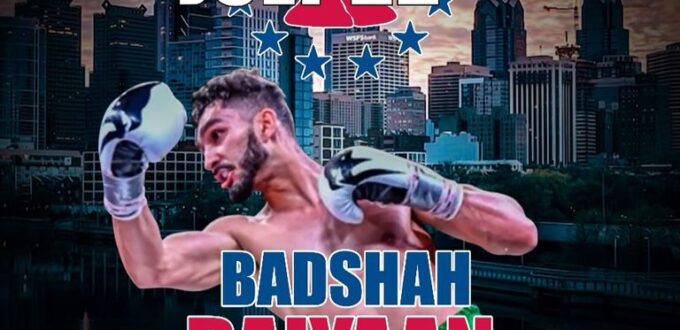 Super Lightweight Daiyaan Butt Headlines Philadelphia R & B Promotions Card 20 Event Poster