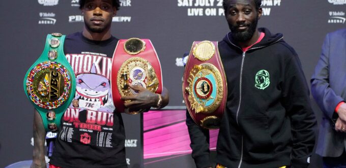 ERROL SPENCE VS. TERENCE CRAWFORD PRESS CONFERENCE, POLL, PREDICTIONS, BETTING ODDS & WEIGH-IN