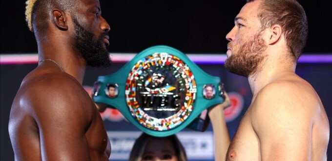 Efe Ajagba vs. Joe Goodall Weigh-in Video