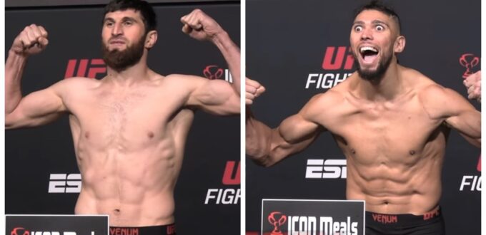 UFC Vegas 84 Weigh in Video 1