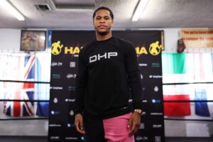 Devin Haney Los Angeles Media Workout