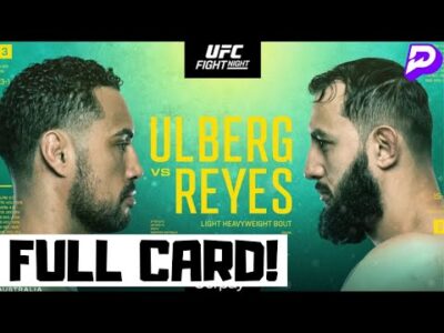UFC Fight Night Perth: Ulberg vs. Reyes Results & Video Highlights