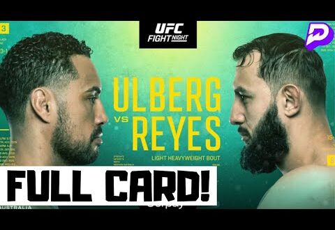 UFC Fight Night Perth: Ulberg vs. Reyes Results & Video Highlights