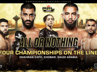 FOUR CHAMPIONSHIPS ON THE LINE AT PFL MENA FINALS