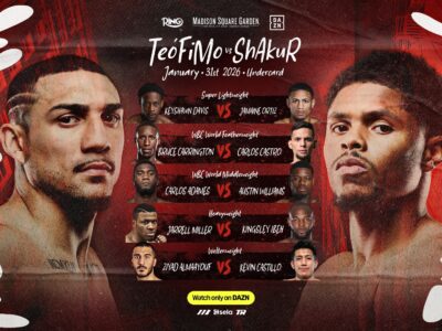 TWO HUGE WORLD TITLE FIGHTS ADDED TO 'THE RING 6' – PLUS THE RETURN OF KEYSHAWN DAVIS
