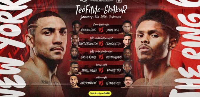 TWO HUGE WORLD TITLE FIGHTS ADDED TO 'THE RING 6' – PLUS THE RETURN OF KEYSHAWN DAVIS