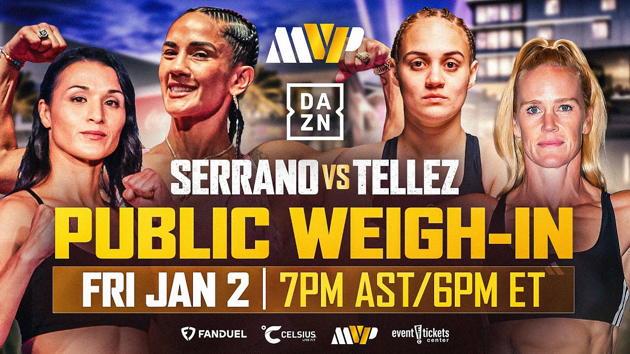 AMANDA SERRANO VS. REINA TELLEZ & HOLLY HOLM VS. STEFANIE HAN WEIGH-IN, PREDICTIONS, PREVIEW, BETTING ODDS & PRESSER