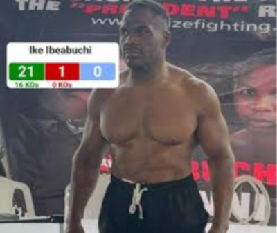 IBE IBEABUCHI SUFFERS HIS FIRST CAREER LOSS AT AGE 52
