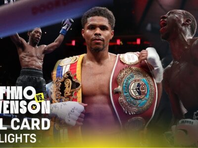 Shakur Stevenson vs. Teofimo Lopez Results Video Highlights