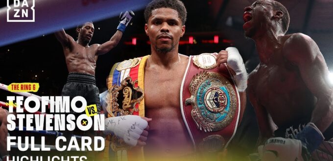 Shakur Stevenson vs. Teofimo Lopez Results Video Highlights
