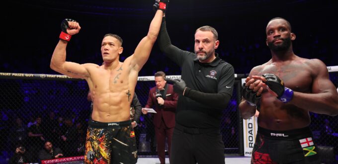 COSTELLO VAN STEENIS RETAINS THE PFL MIDDLEWEIGHT WORLD TITLE AT PFL MADRID