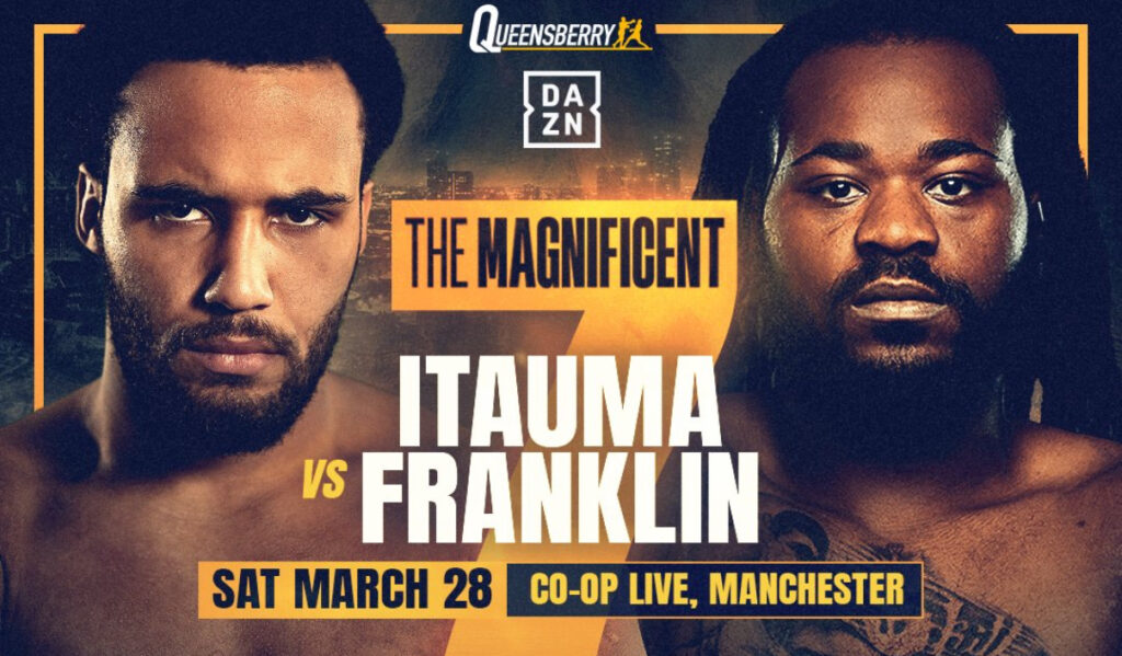 MOSES ITAUMA VS. JERMAINE FRANKLIN WEIGH-IN, PRESSER, FACE-OFF SHOW & BETTING ODDS FROM MANCHESTER 21 Moses Itauma vs. Jermaine Franklin Weigh in