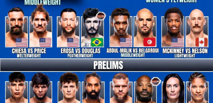 UFC FIGHT NIGHT SEATTLE ADESANYA VS. PYFER WEIGH-IN, MEDIA DAY & BETTING ODDS