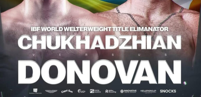 Paddy Donovan vs. Karen Chukhadzhian Takes Place Friday in Germany 16 May 15 2026 poster