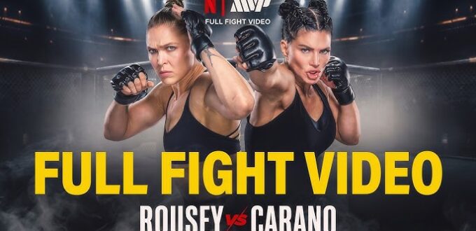 RONDA ROUSEY VS. GINA CARANO FULL CARD RESULTS, VIDEO HIGHLIGHTS, POST PRESSER & SOCIAL MEDIA REACTION 19 Rousey vs. Carano Video Highlights