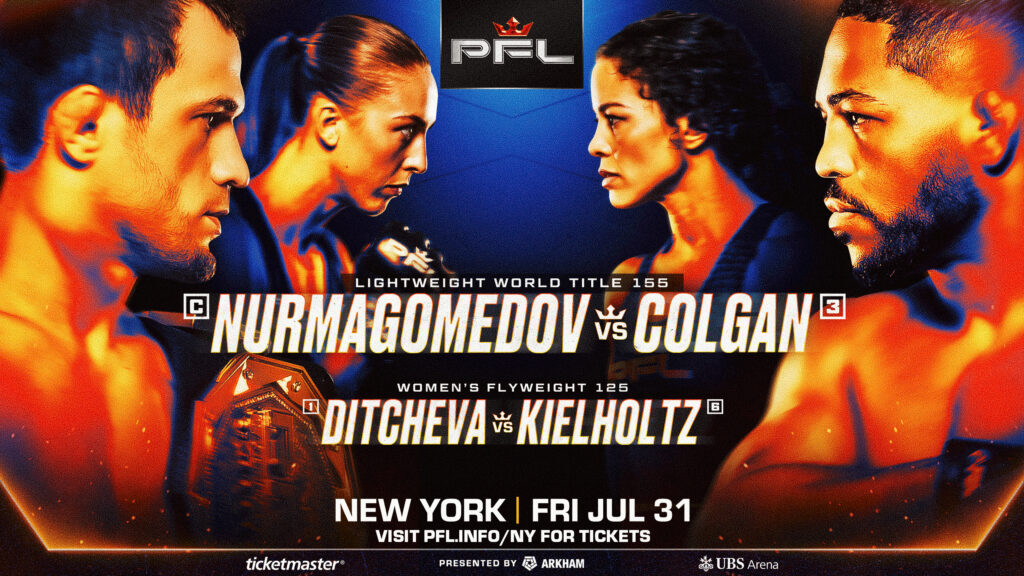 PROFESSIONAL FIGHTERS LEAGUE ANNOUNCES PFL NEW YORK PRESENTED BY ARKHAM ON JULY 31