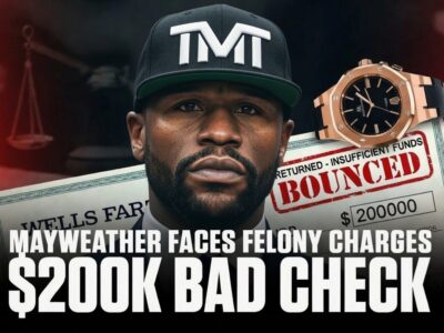 Floyd Mayweather Alleged Financial Fall Continues - Faces Two Felonies For Allegedly Passing Bad Checks