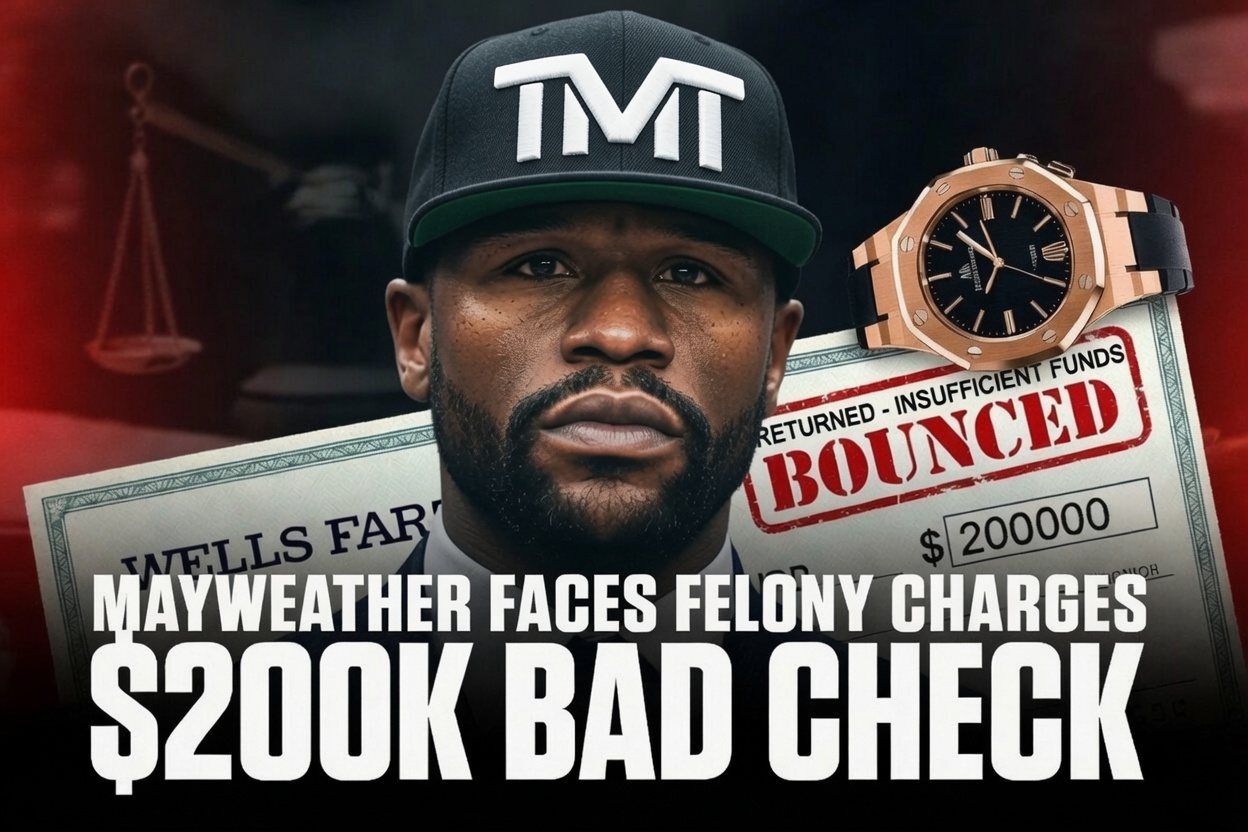 Floyd Mayweather Alleged Financial Fall Continues - Faces 2 Felonies For Allegedly Passing Bad Checks - 50 Cent Reaction! 17 Floyd Mayweather Faces Felony Charges for Bad Checks 1